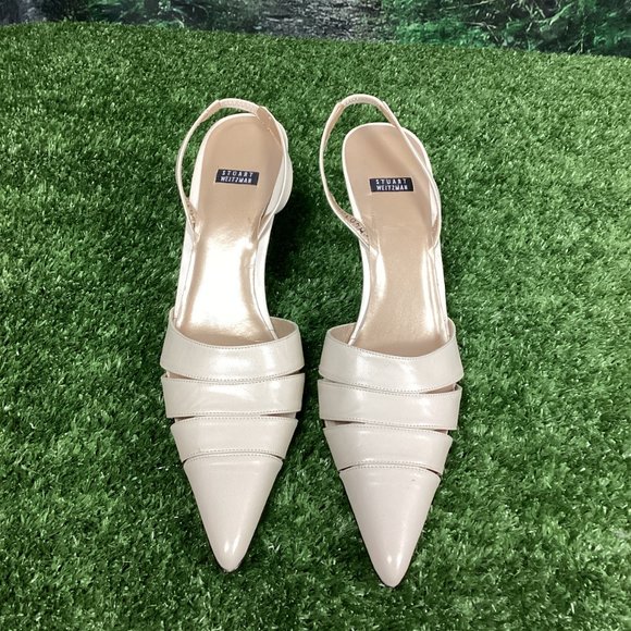 STUART WEITZMAN Slingback Heel Pumps 8.5 - Picture 2 of 9